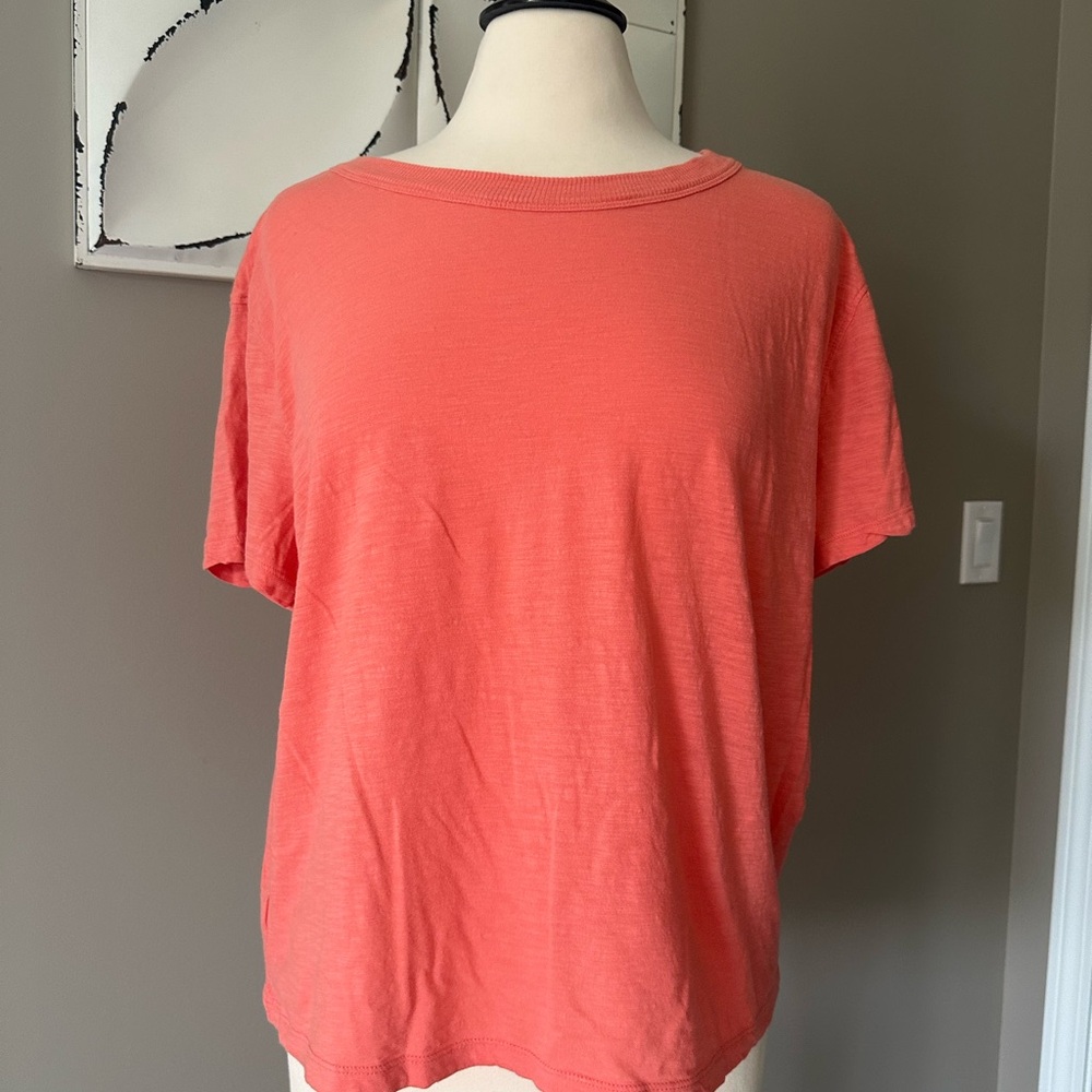 LOFT Coral Short Sleeve Tee